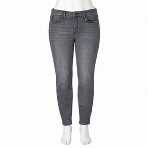 Lafayette 148 Mercer Jeans Mid Rise Ankle Length Skinny Leg Gray Size 29